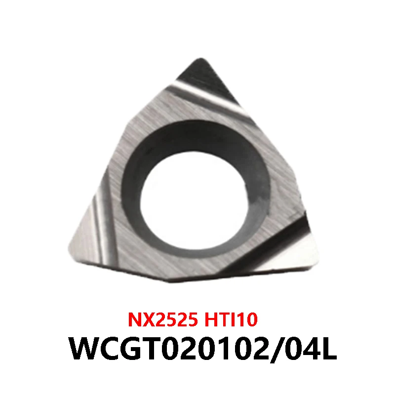 

Original WCGT020102L NX2525 WCGT020104L HTI10 10pcs/box CNC Carbide Inserts WCGT020102 WCGT020104 WCGT 020102 Cermet For Steel