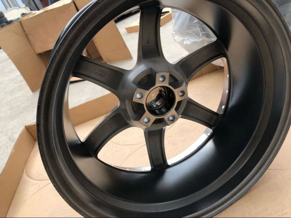 Ruff Racing-ruedas de aleación de estilo JDM para TE37, llantas forjadas de 18x9,5, 5x114,3 con 20 Offset