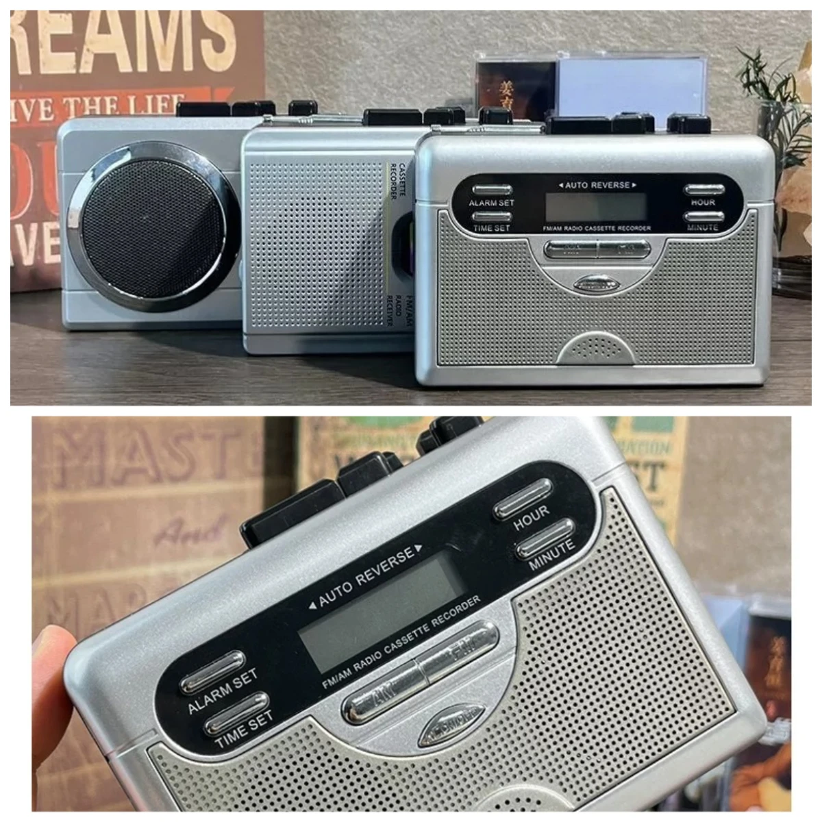 Newly Upgraded Dual-speaker External Playback Recorder Tape Player Retro Walkman Cassette Player Nostalgic Gift