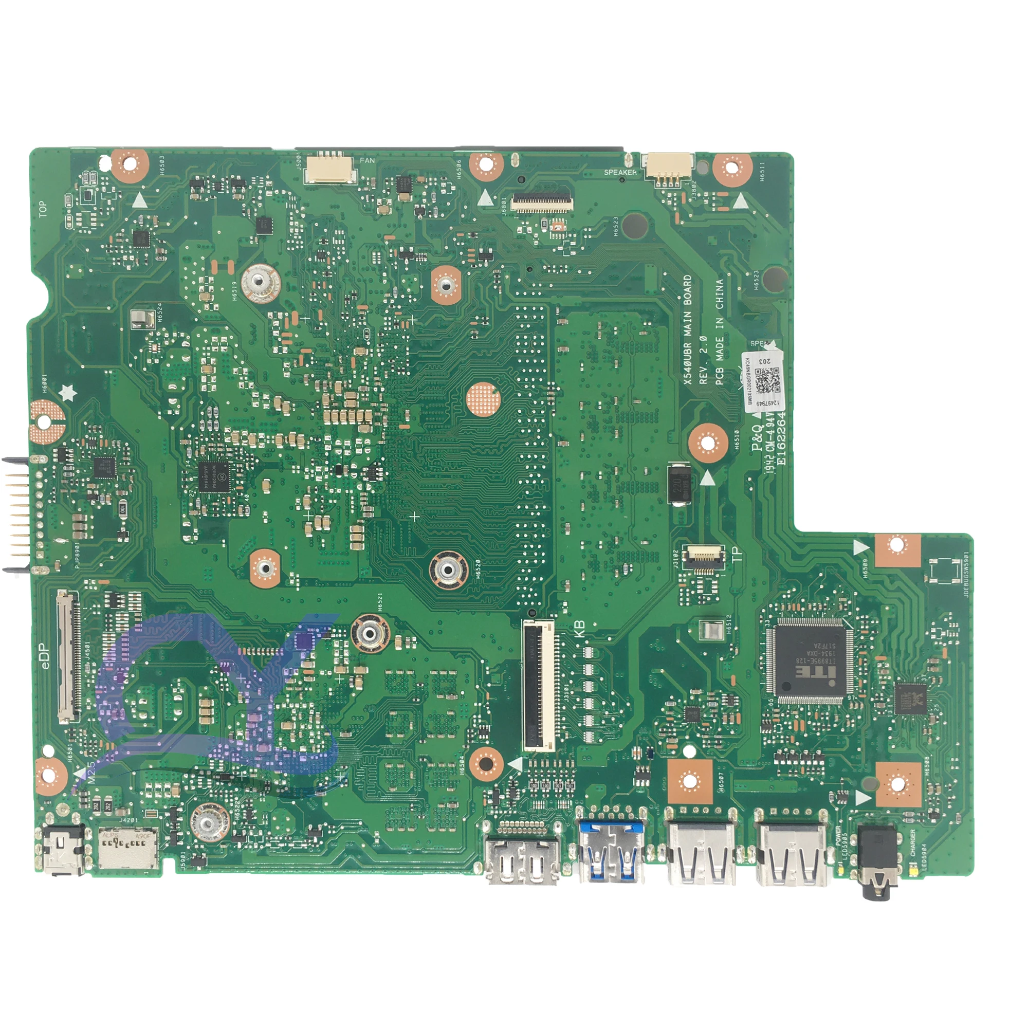 Imagem -05 - Placa-mãe Portátil para Asus X540ub X540uv X500u X543u R540u Mainboard com i3 i5 I76th 7ª 8ª Geração 0g 4g Ram 100 de Trabalho