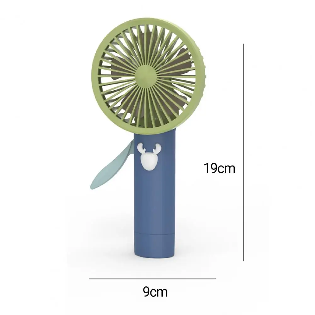 1 Set F30 Cartoon Cute Fan Children Spray Manual Fan Hand Pressure Mini Fan Handheld Fans Silent Cool Rechargeable Pocket Fans