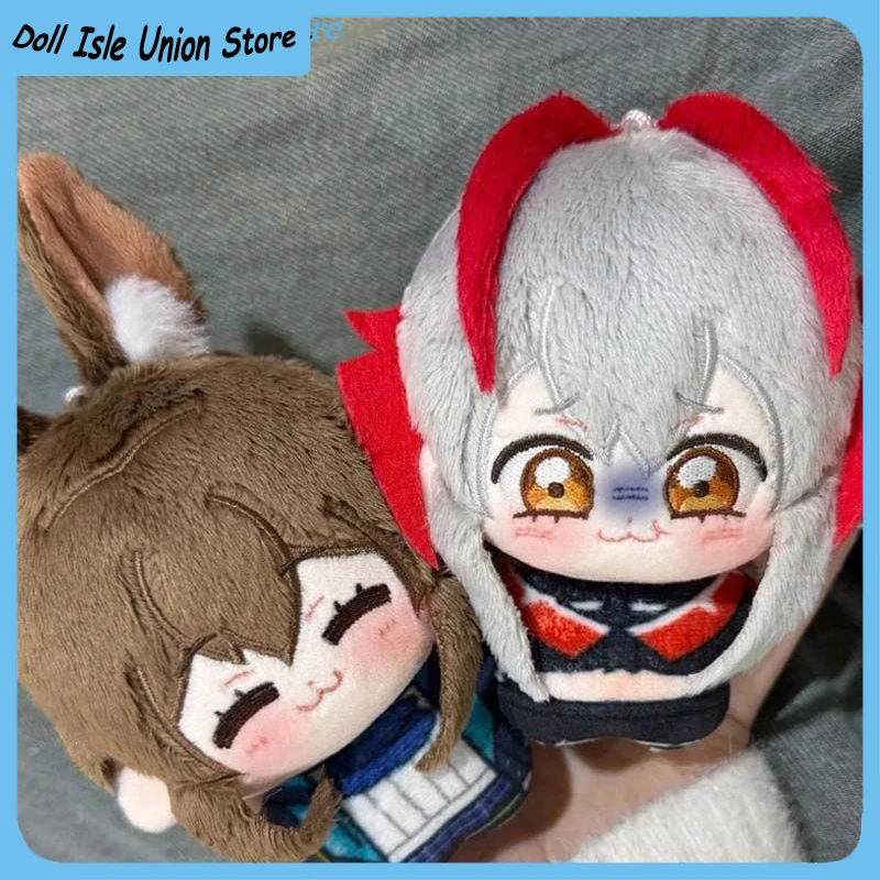 

Arknights Amiya Wisadel W Cotton Doll Toys Cosplay 10cm Anime Cute Cartoon Soft Prited Nunu Body Hanging Pendant Gift