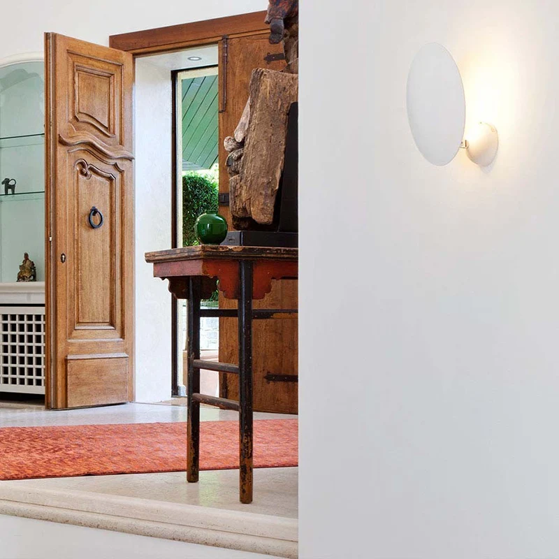 โคมไฟติดผนัง Vintage Gold Led โคมไฟเรียบง่ายสําหรับตกแต่งบ้านห้องนอนห้องน้ํากระจกไฟ Nordic ในร่ม E14 รอบโคมไฟติดผนัง