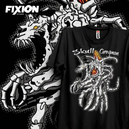 Digimon – SkullGreymon T-Shirt cotton shirt