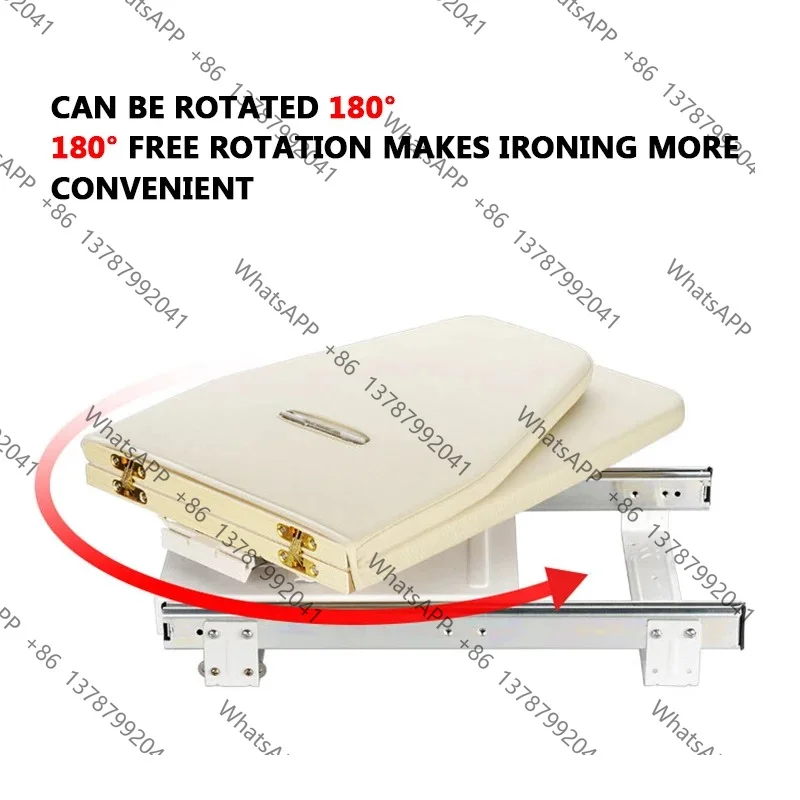 Hidden Push‑Pull Damping Folding Ironing Board For Cloakroom Wardrobe Electric Iron Stand Replacement Parts