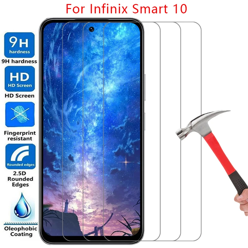 Funda para teléfono Infinix Smart 10 HD Plus, cristal templado para Infinity Smart 10, 10 Plus, 10 HD, 5G, cubierta trasera 360, Ifinix, Infini, Infinix