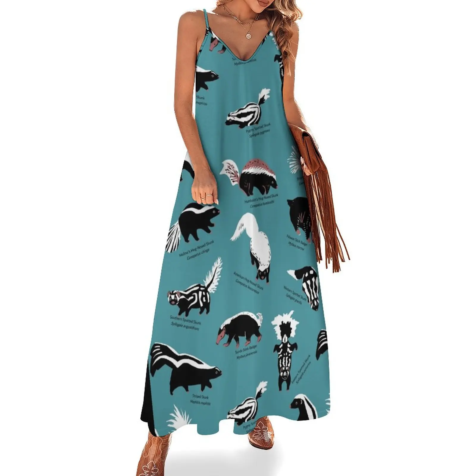 

Skunks of the World: Species of Family Mephitidae Sleeveless Dress elegant party dresses for women 2024 sexy dress