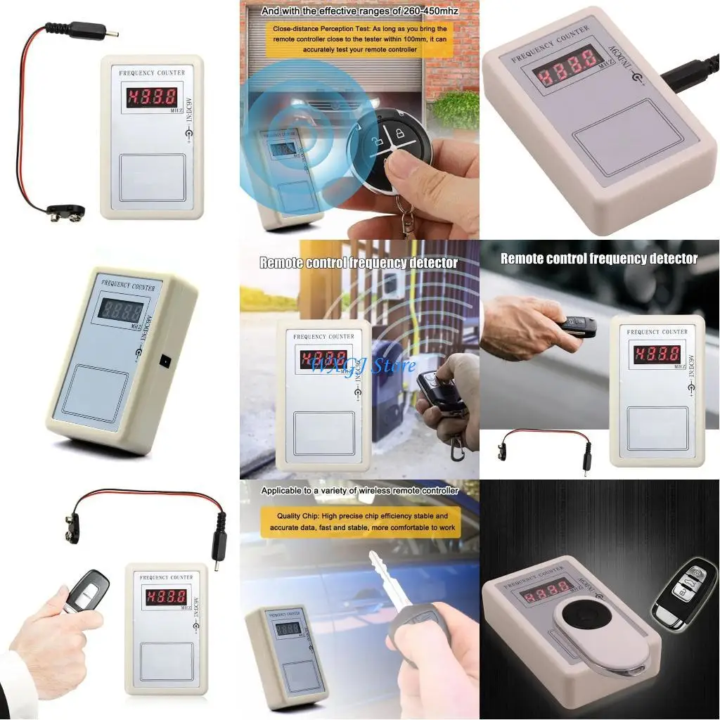 

37JE Беспроводной дистанционное управление детектором -детектором для тестирования инструмента чтения передатчика частоты