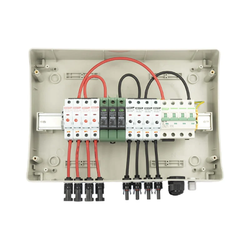 Caja combinadora de disyuntor 4 en 1 para panel solar, 1000V, IP65, CC, nuevo diseño