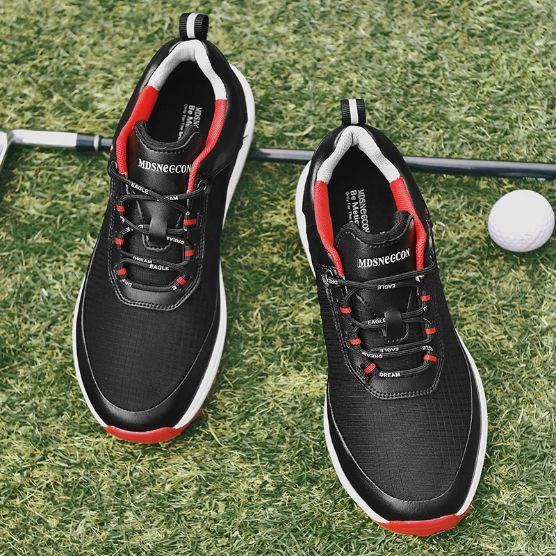 LiXingMing buty golfowe mężczyźni w dużych rozmiarach sprzedają dobrze oddychające buty sportowe do golfa trening na świeżym powietrzu buty do