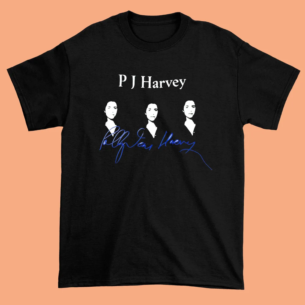 1995 PJ Harvey T-Shirt Gift For Family Black S-234XL Unisex  High Quality 100%Cotton Short Sleeve