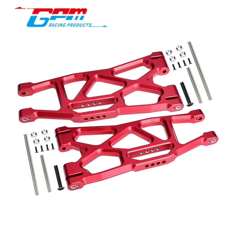 GPM TXM055F/R brazos inferiores delanteros/traseros de aluminio-1PR para TRAXXAS 1/5 X-MAXX 6S/8S / 1/6 PRO SCALA 2WD SAND CAR 8S RC actualización