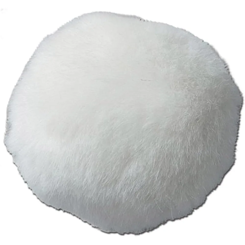 화이트 플러시 버니 테일 코스프레 의상 액세서리를 위한 현실적인 토끼 꼬리 어린이와 성인을 위한 부드러운 꼬리