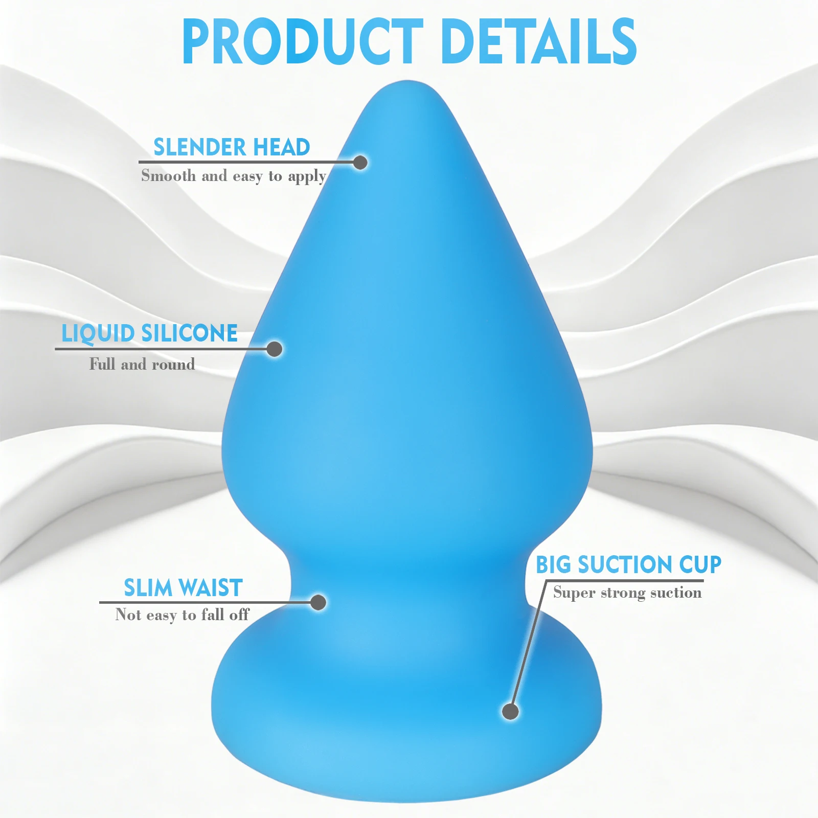 Huge XXXL Anal Plug Soft Silicone Soft Conical Butt Plug Big Anal Dildos Women G-spot /prostate Massage 18 Sex Toys for Men bdsm view 2