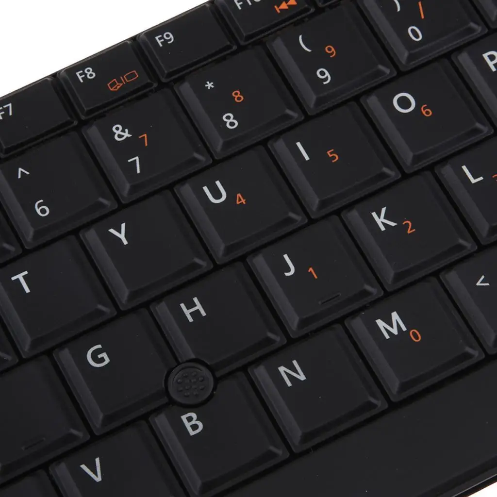 Keyboard Red Backlit US English Keypad with Pointing Device for Latitude E6420 E6430 E6440 XT3 Laptop