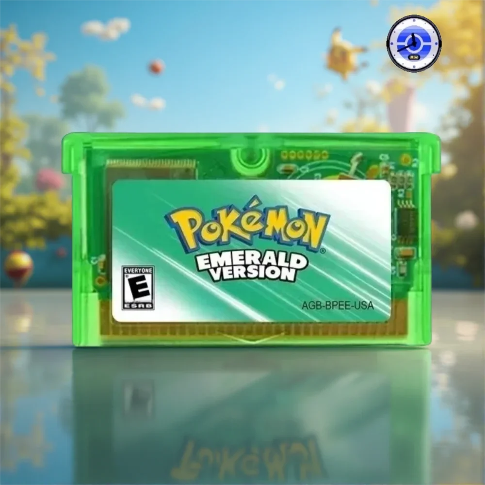 GBA Game Card， Pokémon RTC Game Cartridge ， Ruby, Sapphire, FireRed, LeafGreen  Retro Game, Children's Gift