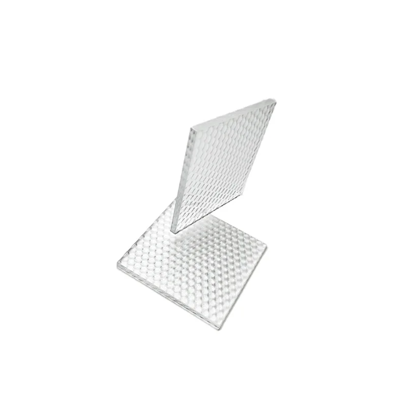 

30x30mm PMMA Fly Eye Lens Microlens Array Ultra Thin for LED Light Homogenizer Optical Uniformity Physics Experiment Hot Sale