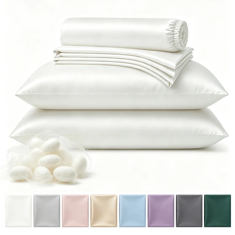 parure-de-lit-100-soie-veritable-de-luxe-comprenant-drap-housse-drap-plat-et-taie-d'oreiller-tailles-queen-et-king