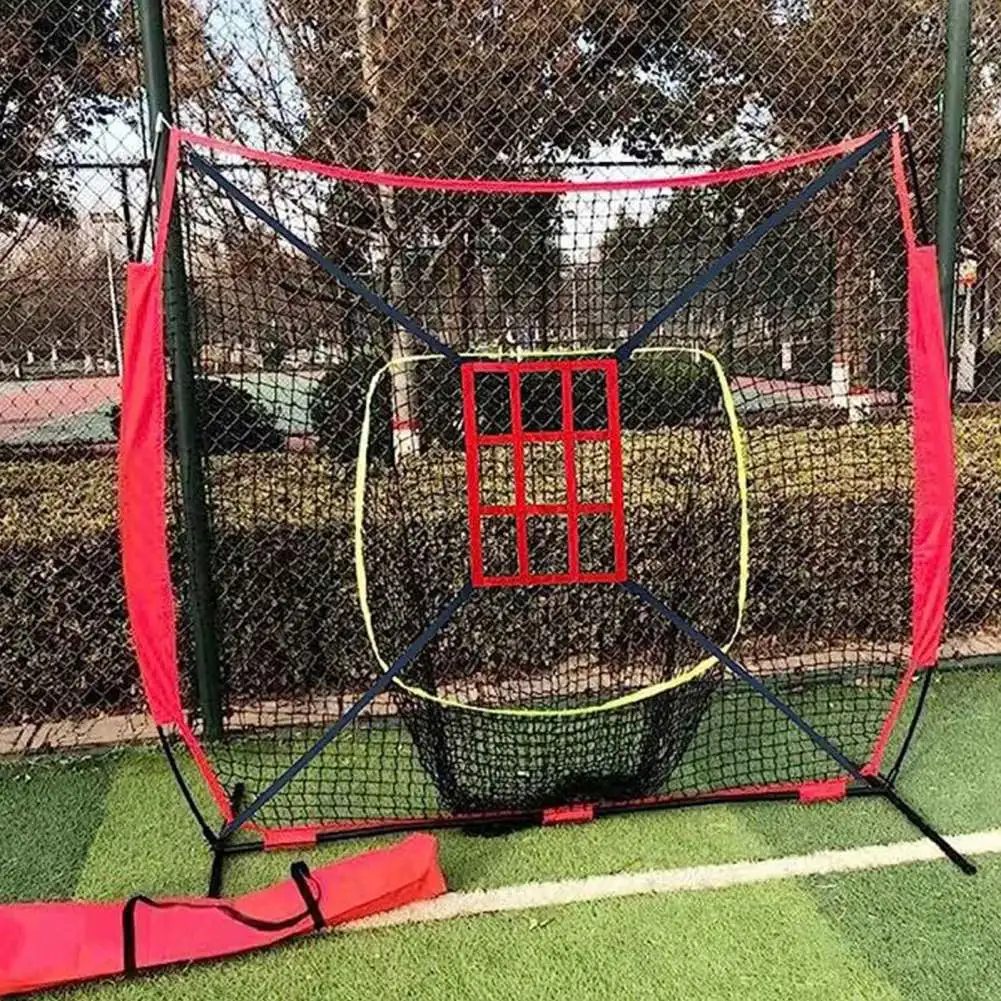 Baseball Practice Net for Hitting Throwing Baseball Softball Net Adjustable Zone Target For Baseball Training Batting Cage Net