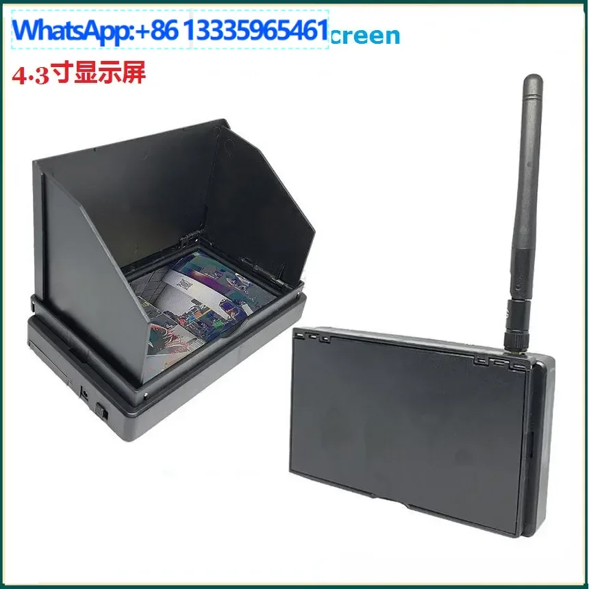 

5.8G picture transmission FPV integrated receiving4.3inch high definition snowflake set plant protection machine model aircraft