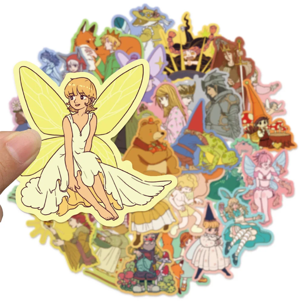30PCS Fairy Tale Fun Graffiti Stickers DIY Handbooks Luggage Skateboarding Motorcycle Notebook Waterproof Stickers