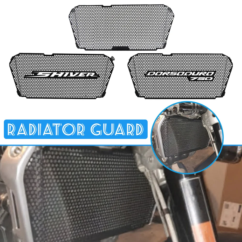 

For Aprilia Shiver SL 750 2007-2017 Dorsoduro 750 Shiver 900/ABS Shiver 900 2018-2023 Motorcycle Radiator Grille Guard Cover