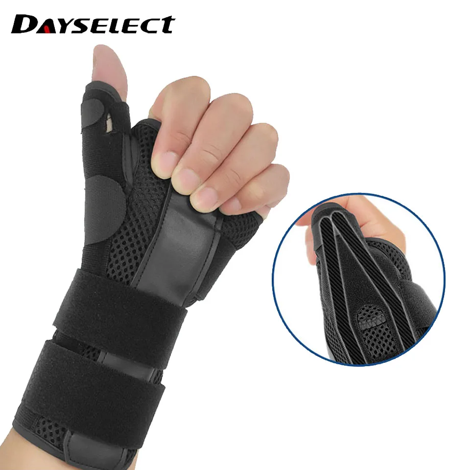 1PC Adjustable Compression Thumb Fixed Wrist Support Medical Sports Wrist Thumbs Hands Arthritis Splint Support Protective Guard