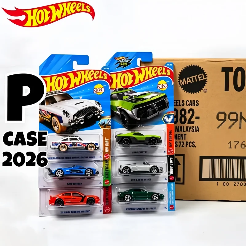 2026 Original Hot Wheels 2026-P Serie Audi Nissan Skyline Aston Martin Mazda RX7 FC3S 1:64 Diecast-Autos Sammlerstück Geburtstagsgeschenk