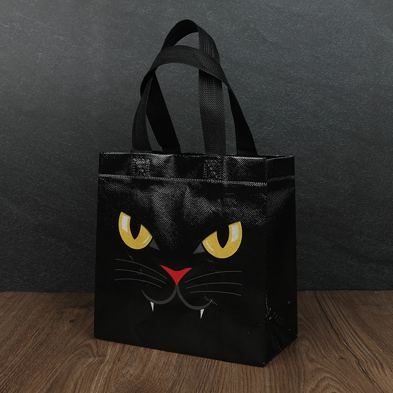 8-24Pcs Halloween Vlies Geschenk Taschen Kürbis Geist Süßigkeiten Snacks Verpackung Tasche Halloween Party Home Decor liefert Kinder Gefälligkeiten – Detail 8