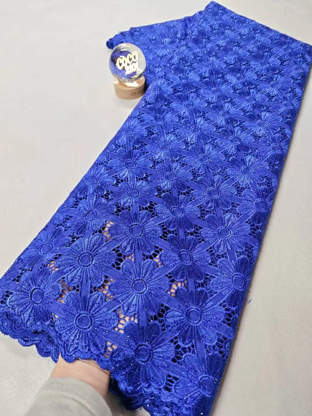 

Нигерийская ткань из тюля с пайетками, высококачественное кружево 2026, вышитая африканская сетка для выпускных платьев, бисер, 5 ярдов, XL169