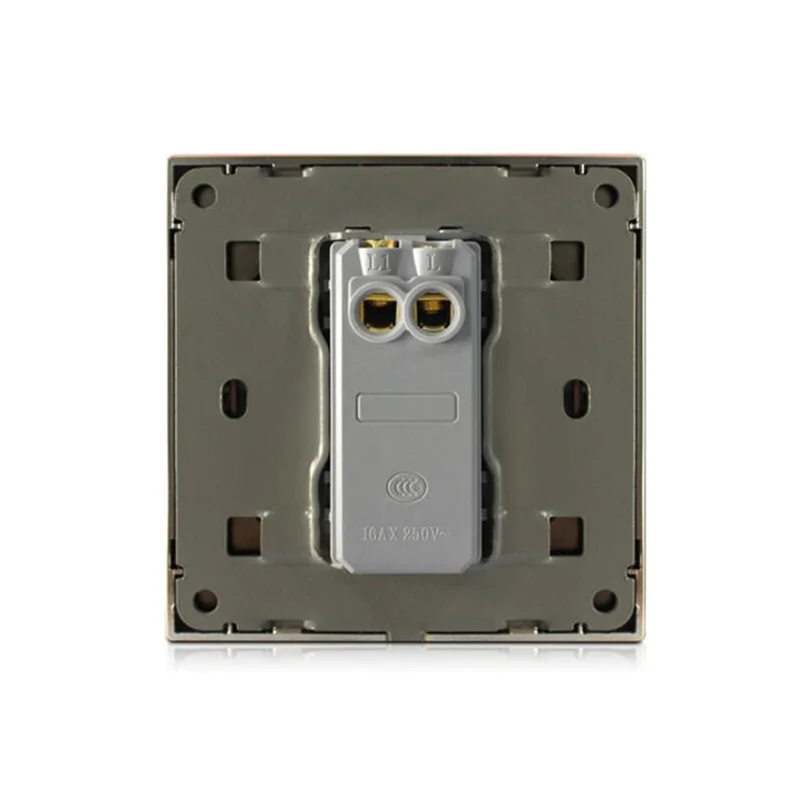 สวิตช์ปลดล็อคประตู RISE สีทอง ชุด 10 ชิ้น สำหรับปุ่มออกประตูสำหรับระบบควบคุมการเข้าออก