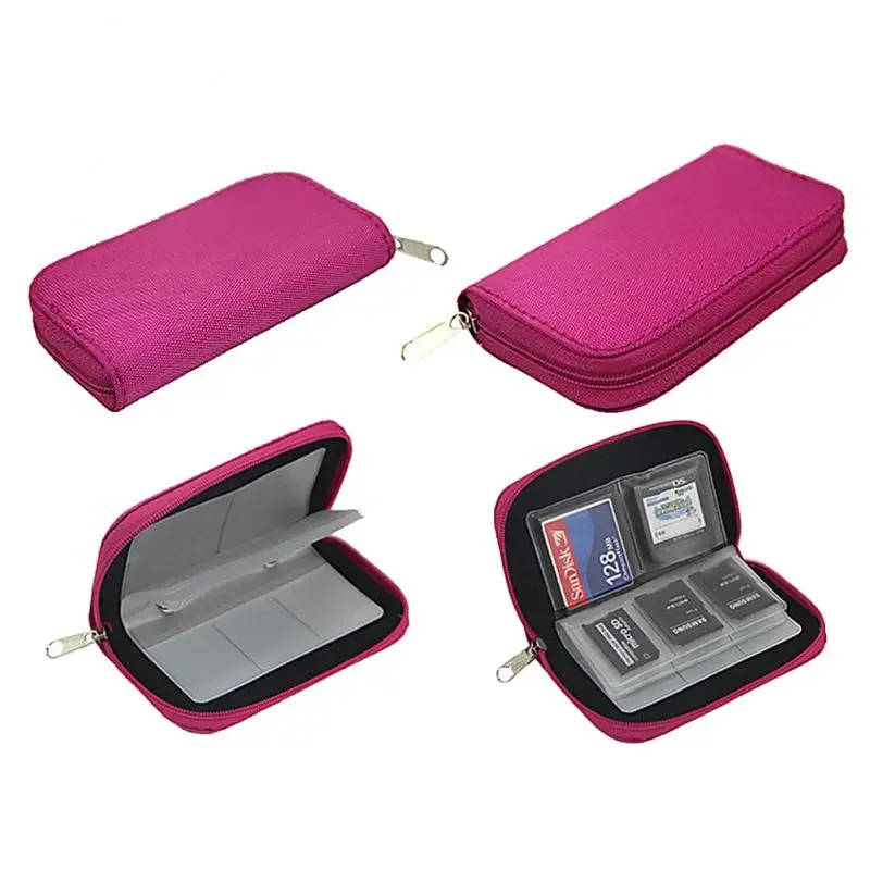 Memory Card Storage Bag Carrying Case Holder Wallet 22 Slot For CF/SD/Micro SD/SDHC/MS/DS Memory Card Box Bank Card Box Card Bag