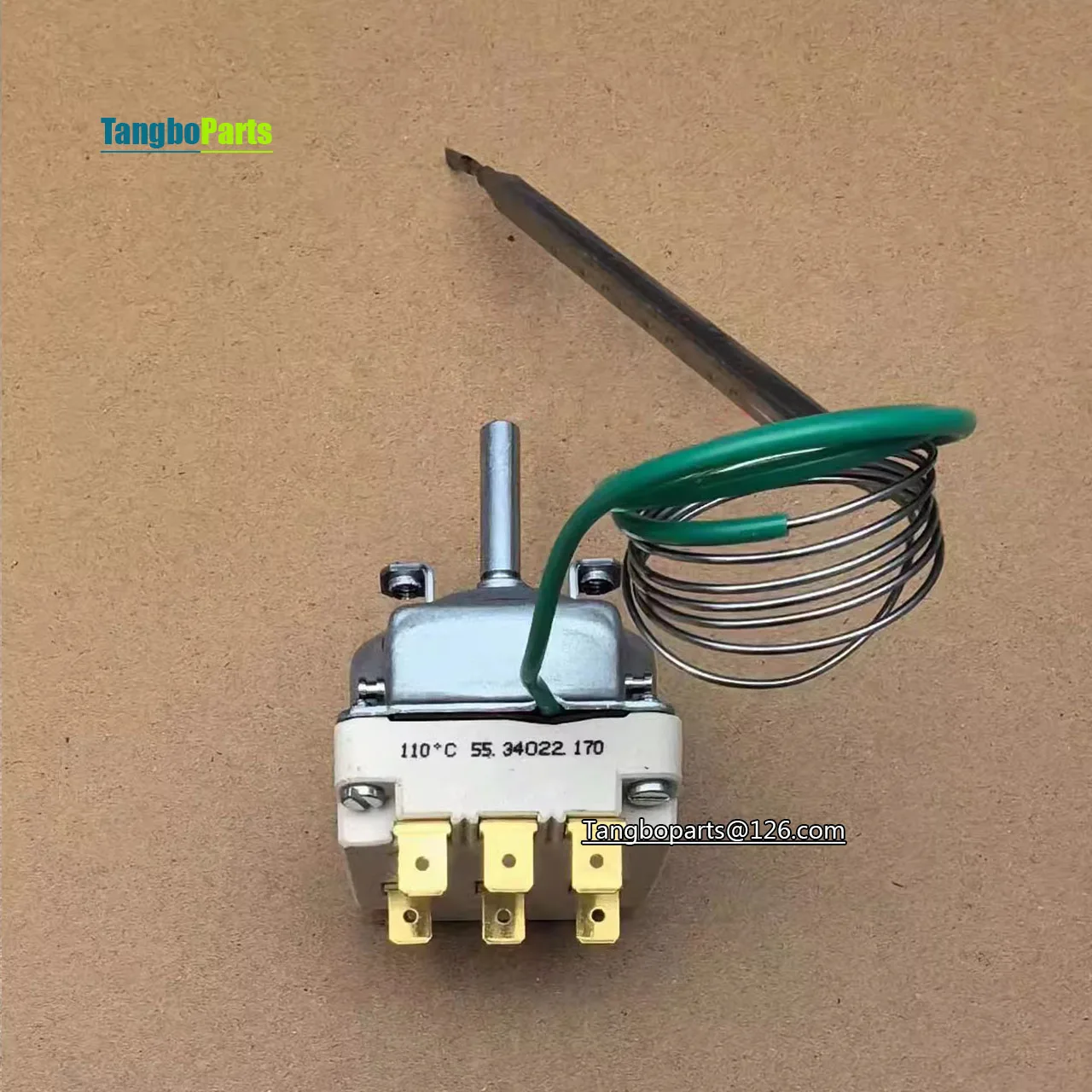 

Oven Fryer Grills Spare Parts 55.34022.170 3-phase 30-110°C Automatic Reset Temperature Limiter With Knob