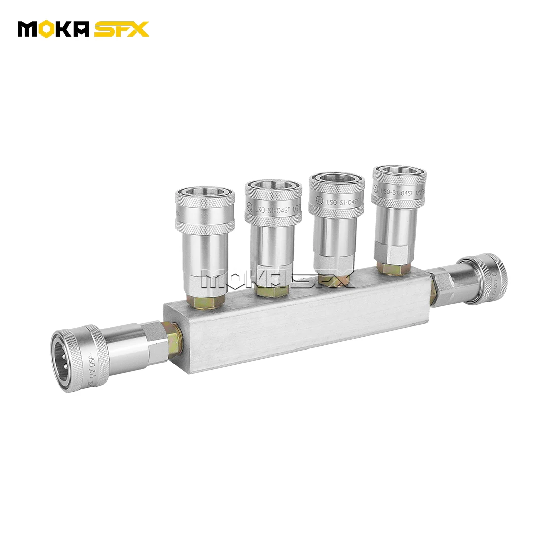 

MOKA Co2 Jet Machine Spare Parts 5 Way 3 Way Gas Splitter Quick T Connector for CO2 Gas Tank High Quality Copper Pipe