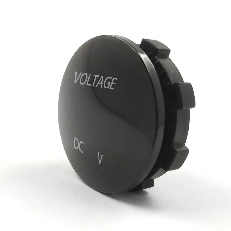 Voltímetro circular digital LED DC 5V-48V, Monitor, amperímetro, medidor de voltaje y corriente para motocicleta automática, Detector, panel de Monitor