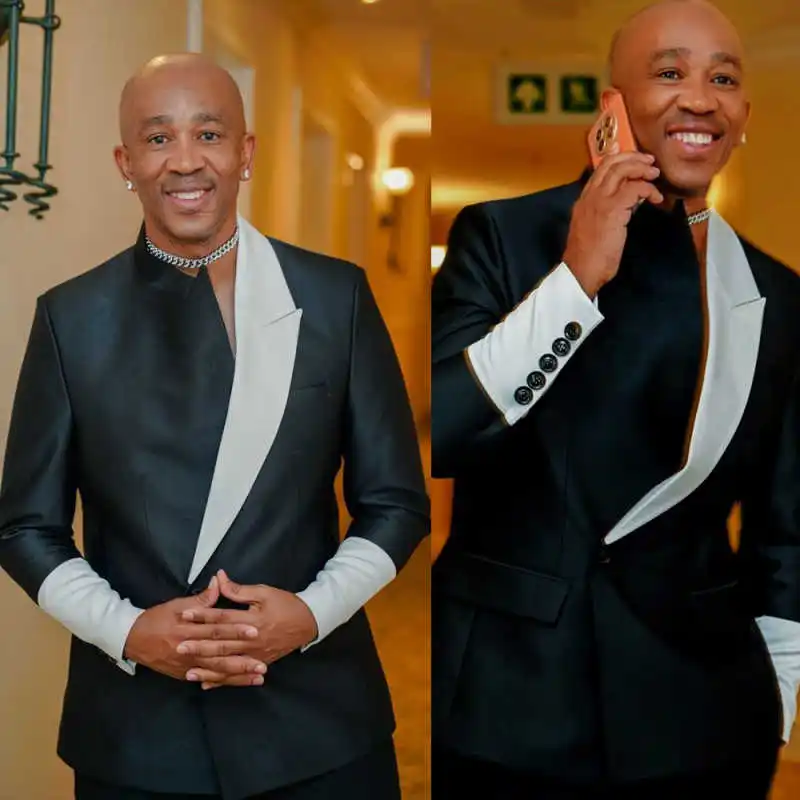 

New Wedding Men Suit Party Suits Slim Fit 2-Pcs Coat Pants Tailor-Made Lapel Groom Groomsman Formal Occasions Size Customized