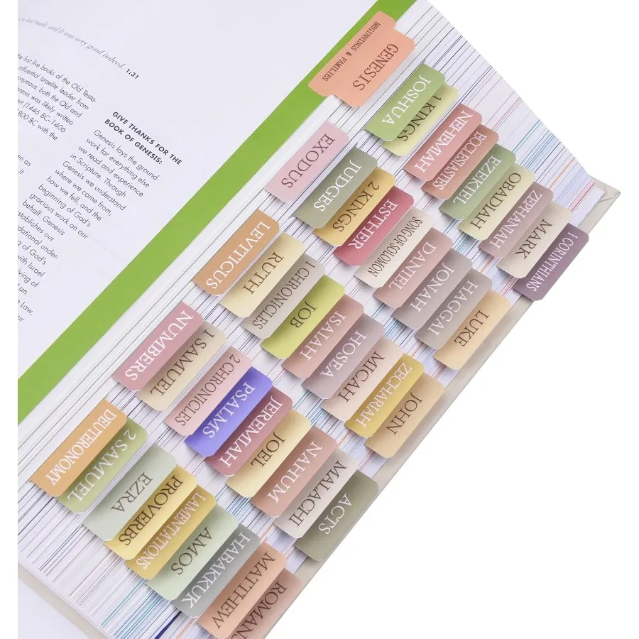 

Bible Tabs 72 Lamited Bible Tabs for Women and Men Study Bible Easy to Read and Apply Bible Index Tabs Large Print Bible Book T