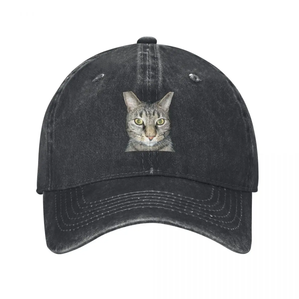 

Tabby Cat Closeup Baseball Cap Dropshipping Rave Women's 2025 Men's