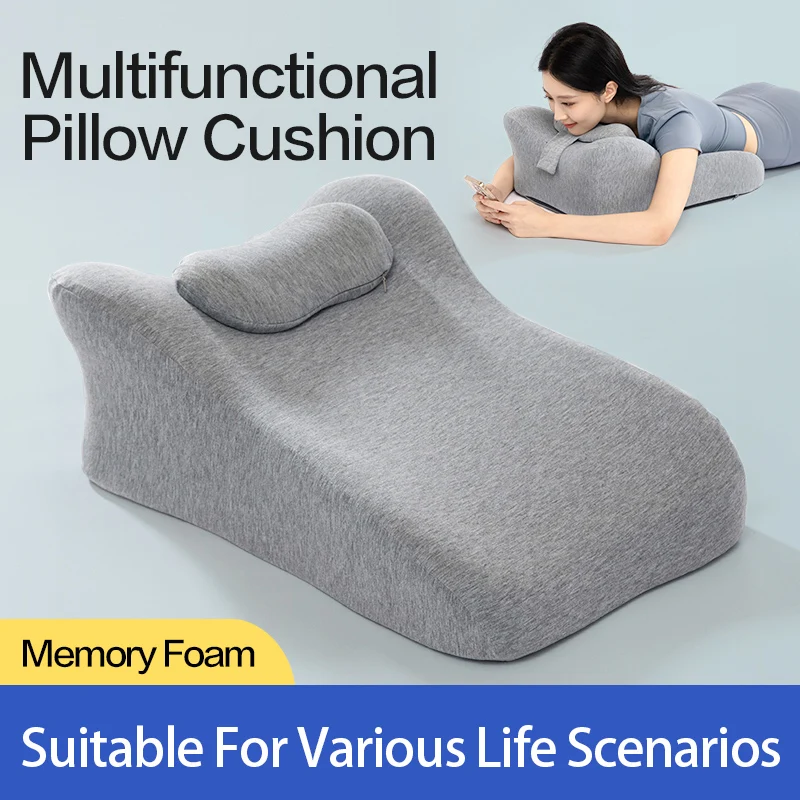 Lie On The Bed Sleeping Pillow Lie On The Bed Artifact Multifunctional Prone Position Lie Pillow Lie Sleeping Lie Pillow Cushion