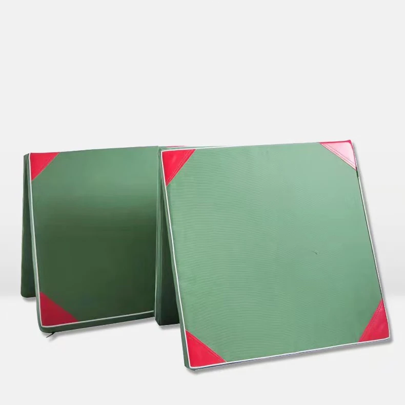Sponge High Jump Mat Flip Pole Bounce Mat Folding High Spring Thick Canvas Training Flip Sports Matpromote sales