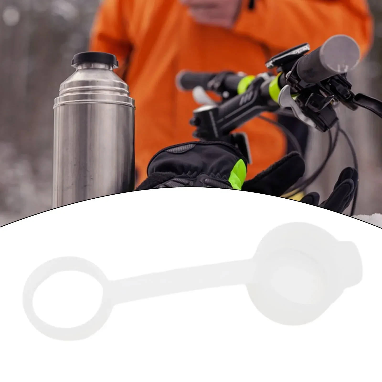 

1pc Bicycle Silicone Water Bottle Dust Cover Mountain Road Bike Kettle Sealing Cup Lid Sleeve Bicycle Accessories