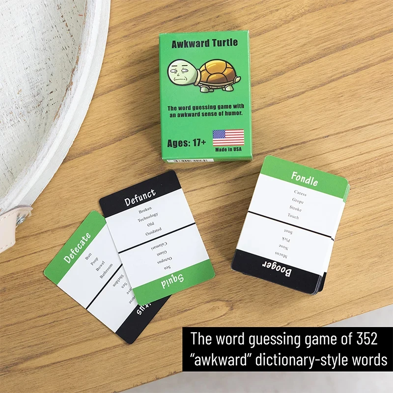 Humorous Games With Humorous Words Party Card Games Are Suitable For Awkward Little Turtles With 4 Or More People