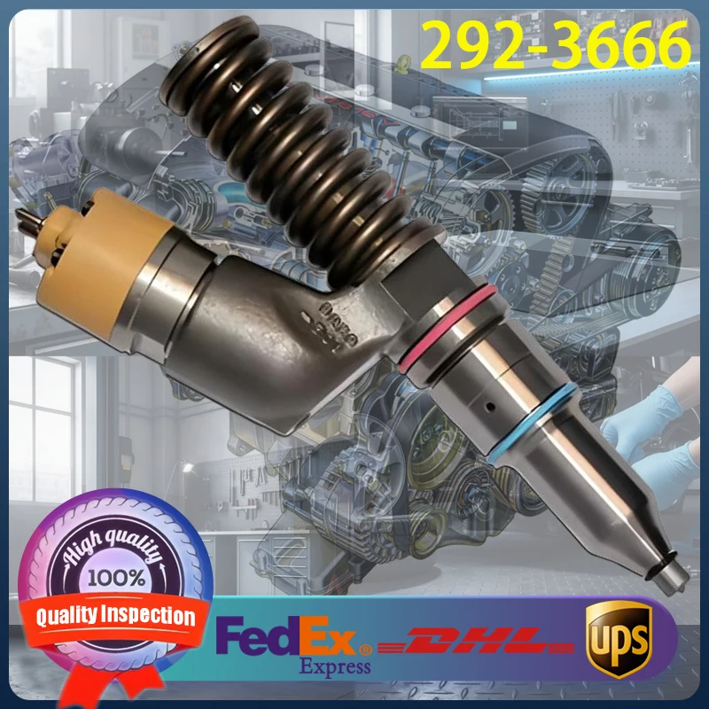 

Fuel Injector 292-3666 20R-8046 Common Rail Injector 20R8046 2923666 for Caterpillar CAT Engine C13 Engine