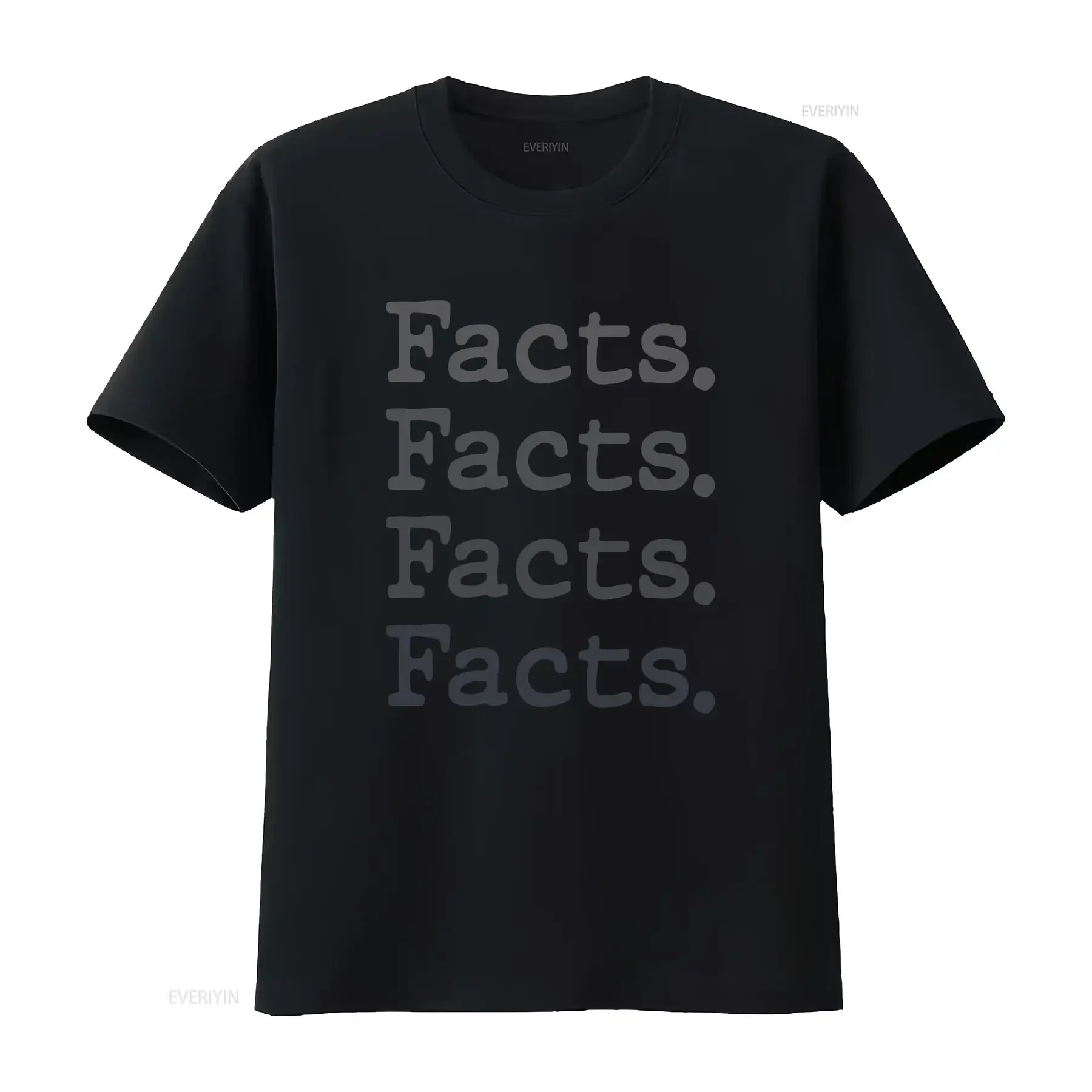 Facts T Shirt Over Feelings Republican Political Dad  vintage Washed Breathable Soft fashion Stylish homme Comfortable