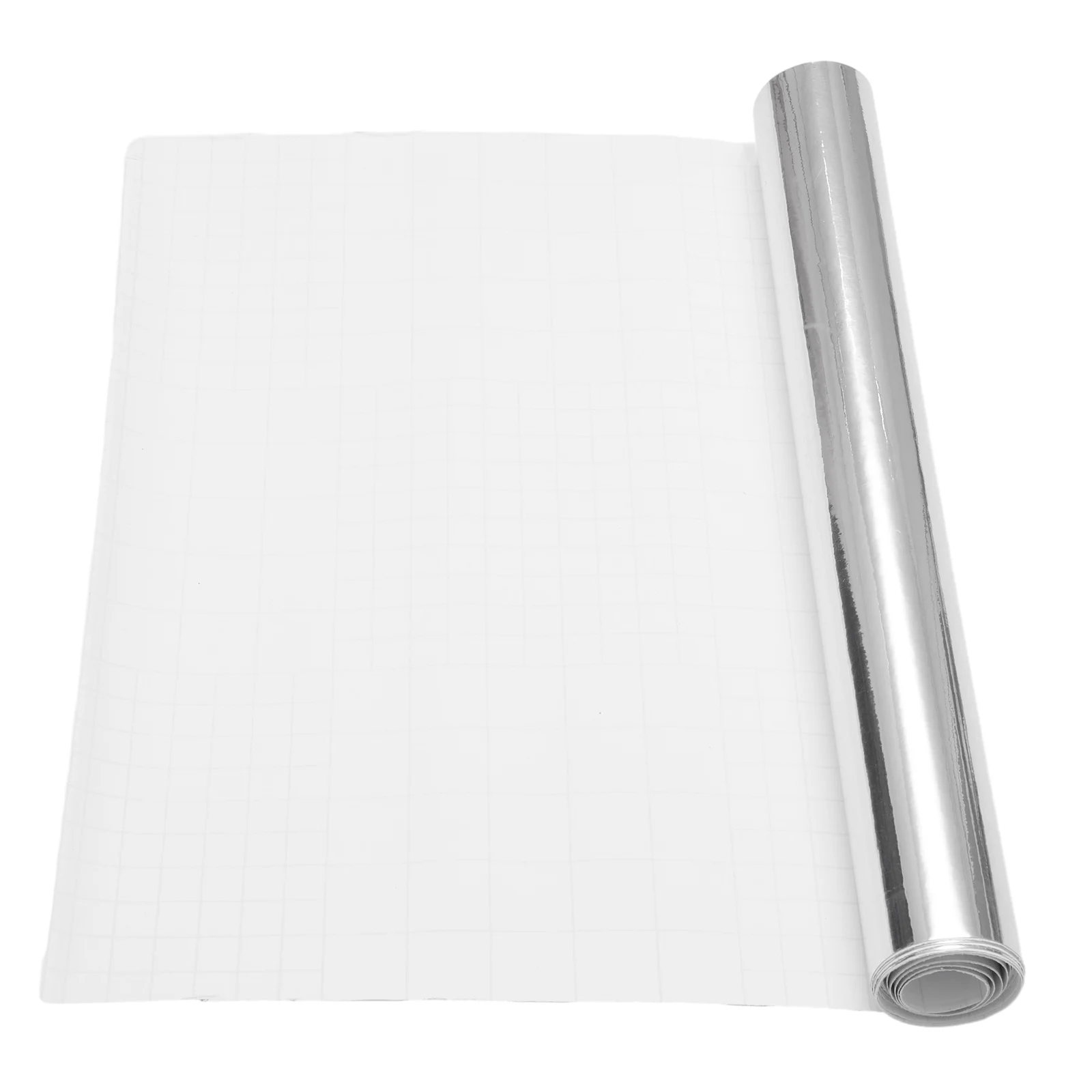 1pc Car Sticker Accessories Anti-UV Auto Decal Exterior Film Stretchable Waterproof Wrap Silver Chrome  1pc Car