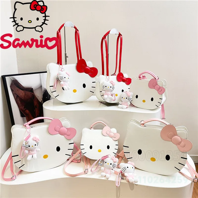 

Hello Kitty New Women's Crossbody Bag Fashion High Quality Versatile Girl Backpack Cartoon Versatile Single Shoulder Storage Bag