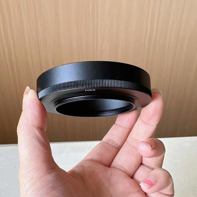 52mm Filter Mount Gegenlichtblende LH-N52 für Serie Kameras Objektiv 28mm F2.8 40mm Objektiv Schatten Schutzhülle