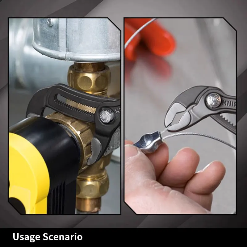 Imagem -06 - Alicate da Bomba de Água Knipex Revestimento Plástico Antiderrapante Alta Tecnologia Ferramenta de Mistura de Ajuste 87 01 125 Cobra 5