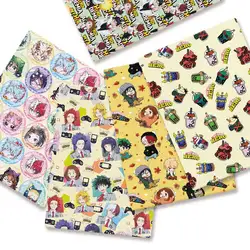 my hero academia Fabric DIY140*50cm Handmade Sewing Patchwork Quilting Baby Dress Home Sheet Printed Fabric Sewing Kids Fabric