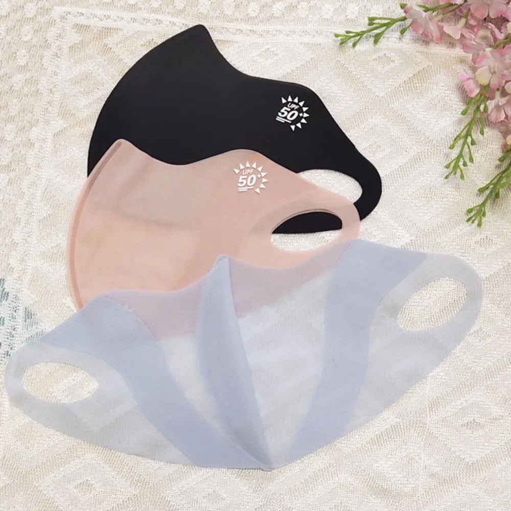 

Hot Sale Breathable Ice Silk Mask Anti-UV Traceless Riding Face Mask Anti Pollen Ultrathin Sunshade Mask Outdoor Sports